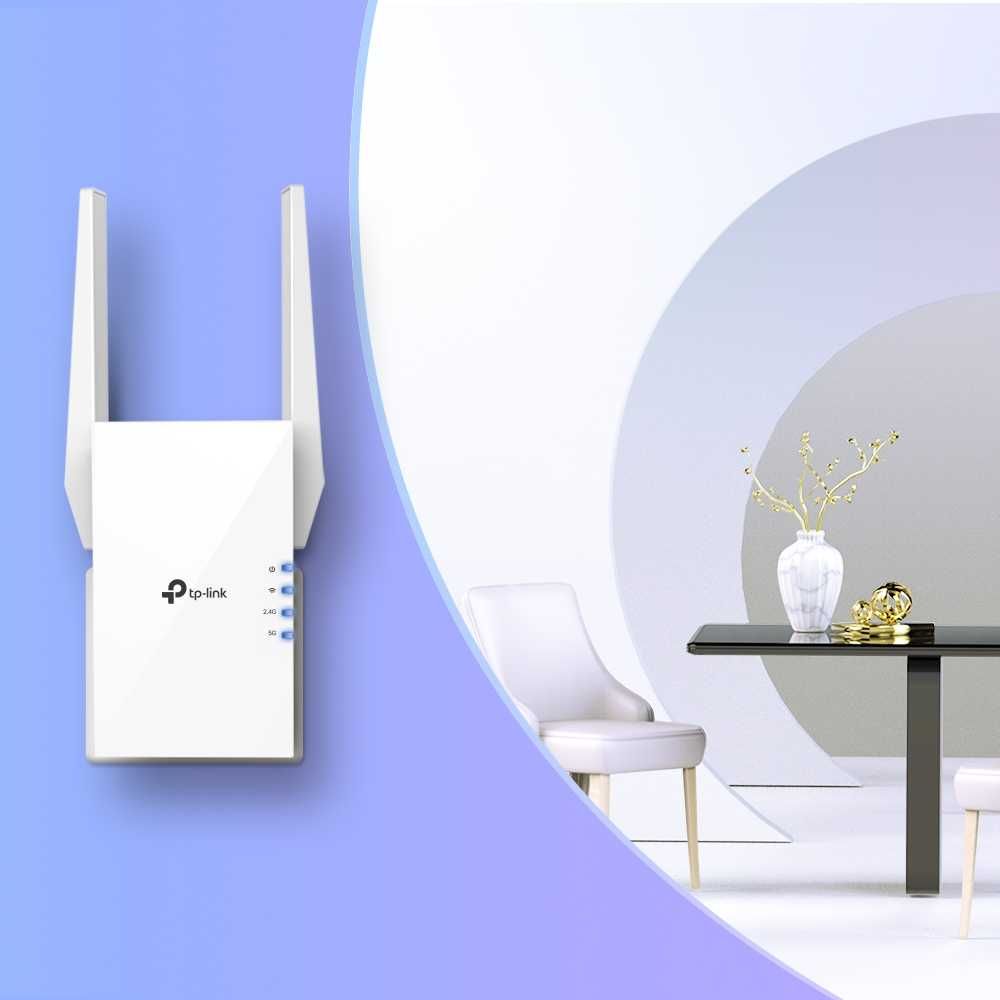 Новый 5ГГц  Mesh ретранслятор Wi-Fi 6 сигнала Tp link RE505X AX1500