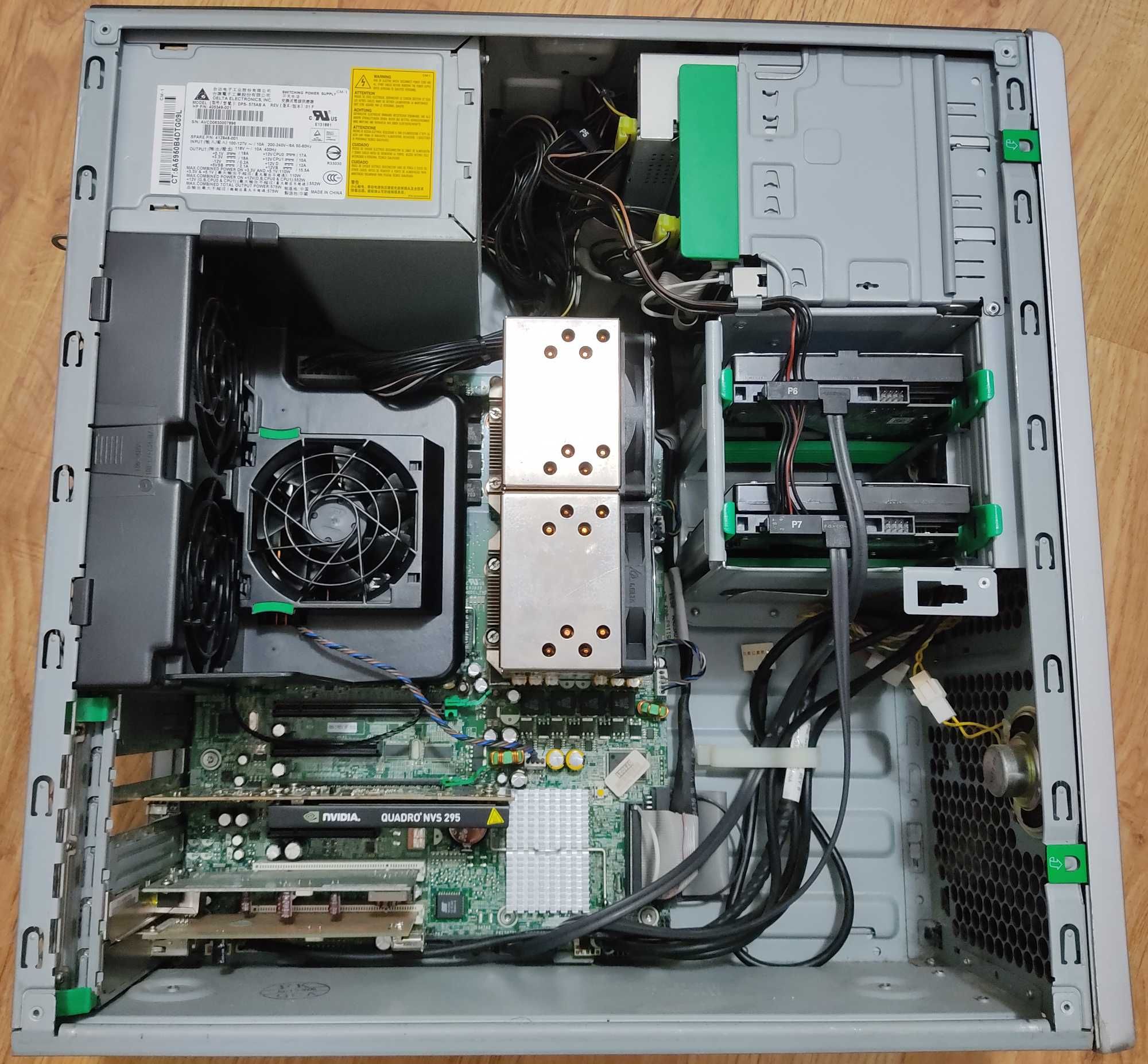 PC Workstation Server Motherboard com 2x Xeon CPU