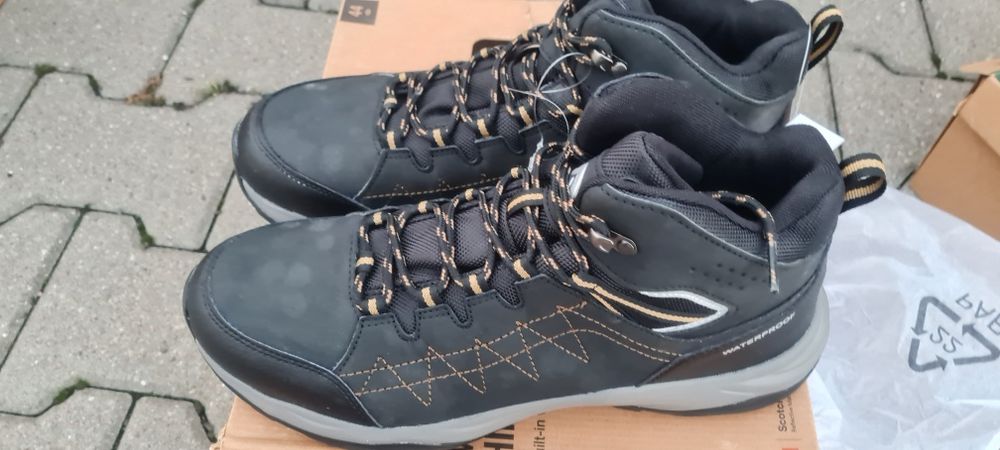 Nowe czarne trekkingowe buty Crivit róż. 42