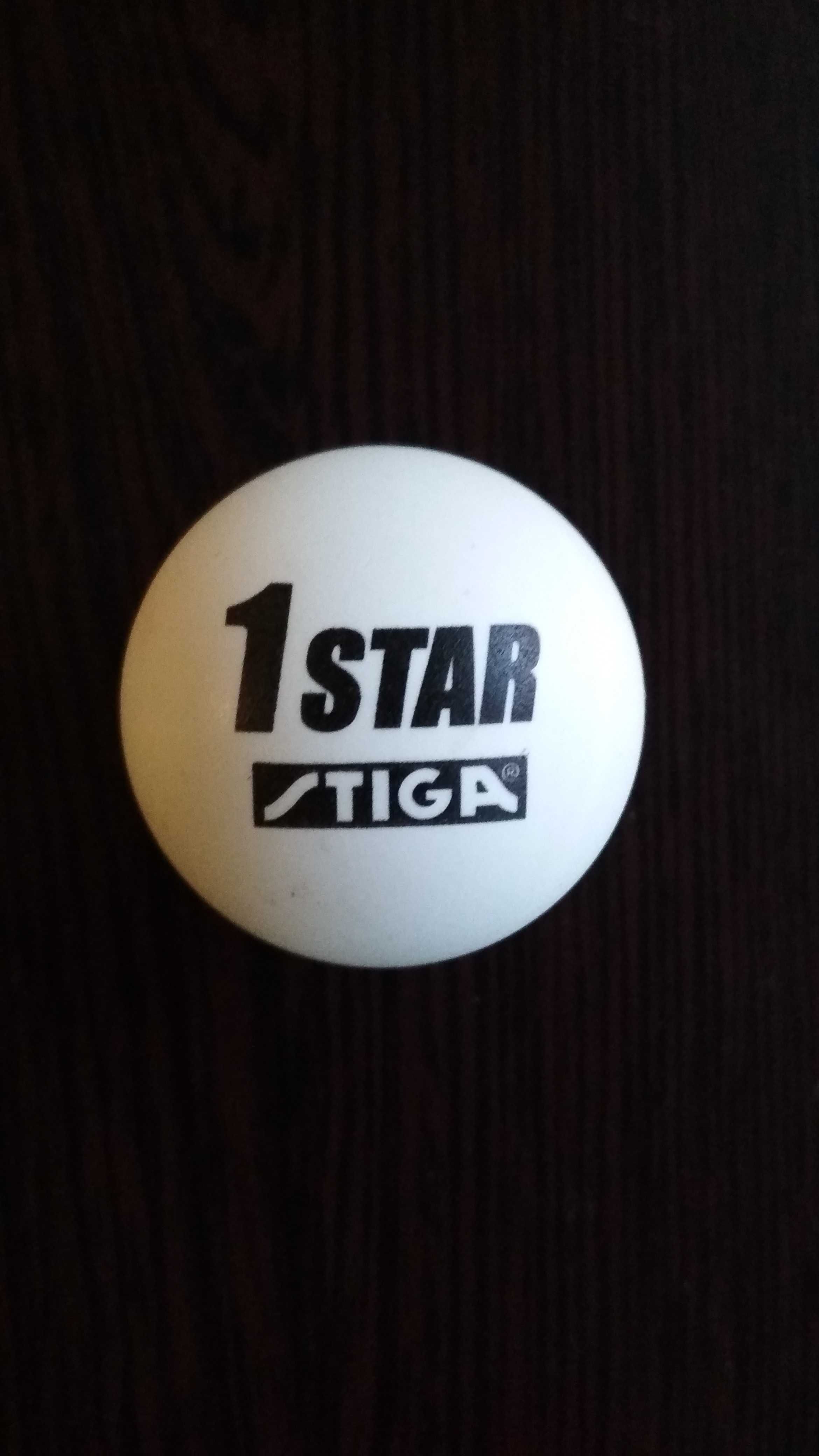 Мячик шарик для настольного тенису 1 Star Stiga профессиональный
