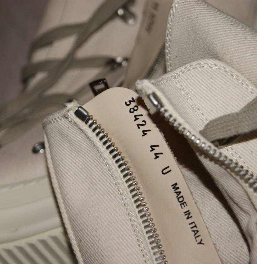 Rick Owens Hexagram Ramones in Natural 43 44