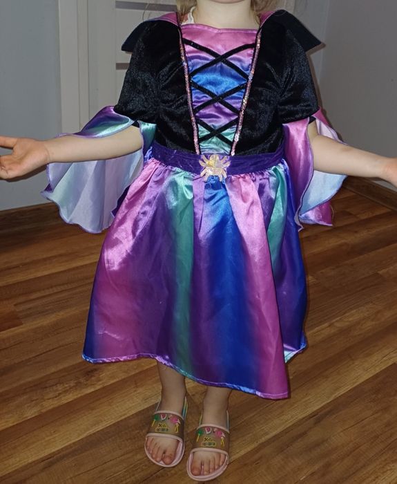 Haloween 98 104 Dracula 3 4 czarownica przebranie wróżka bal