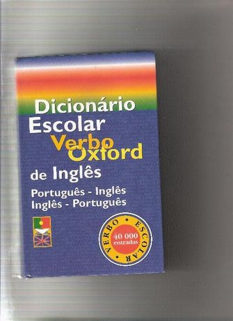 Dicionário Escolar Verbo OXFORD Port-Inglês/ Inglês-Port