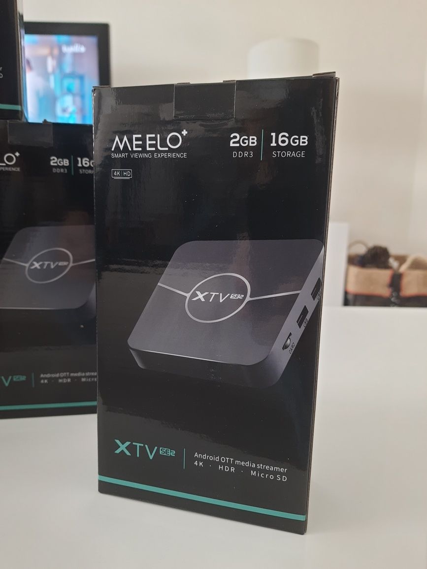 Box TV - Meelo XTV SE2 - 4K HD 2Gb/16Gb