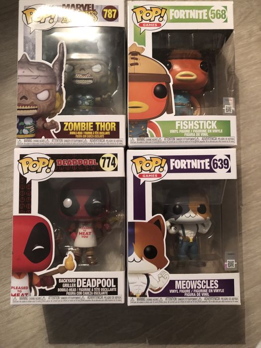 Funko Pop Marvel e Fortnite - Original