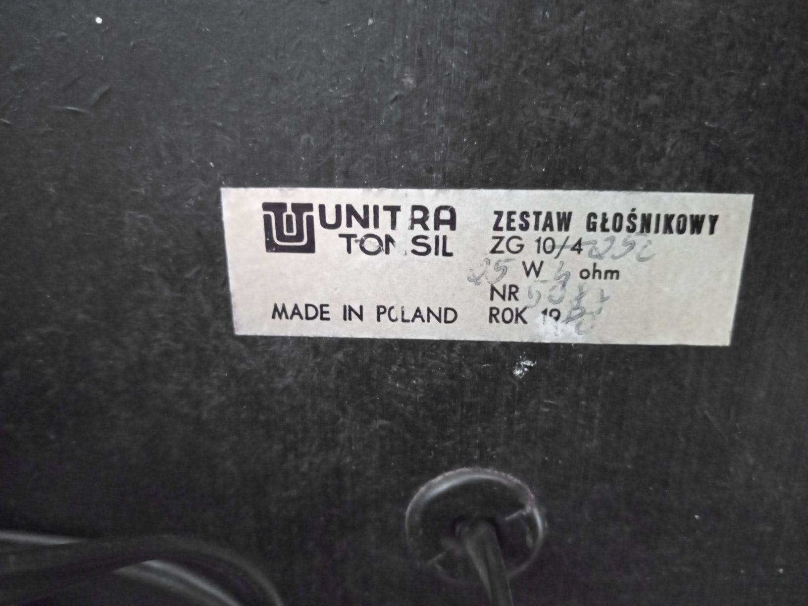 Kolumny UNITRA Tonsil ZG 25 C