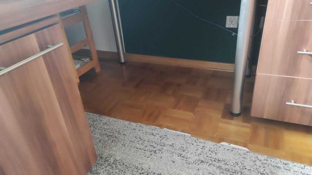 Duże narożne biurko + 2 szafki