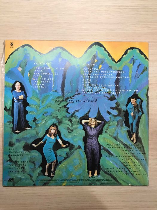 Płyta winylowa The Manhattan Transfer - Brash Winyl 1988 IDEAŁ NOWA