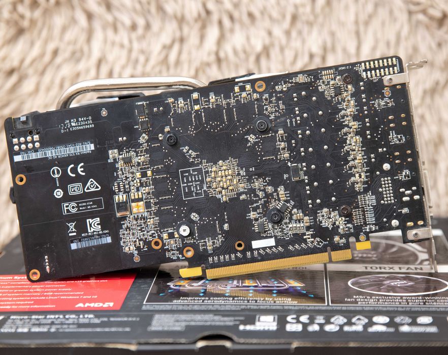 Відеокарта MSI Radeon RX 570 Armor 4GB OC (GDDR5) | Повний комплект