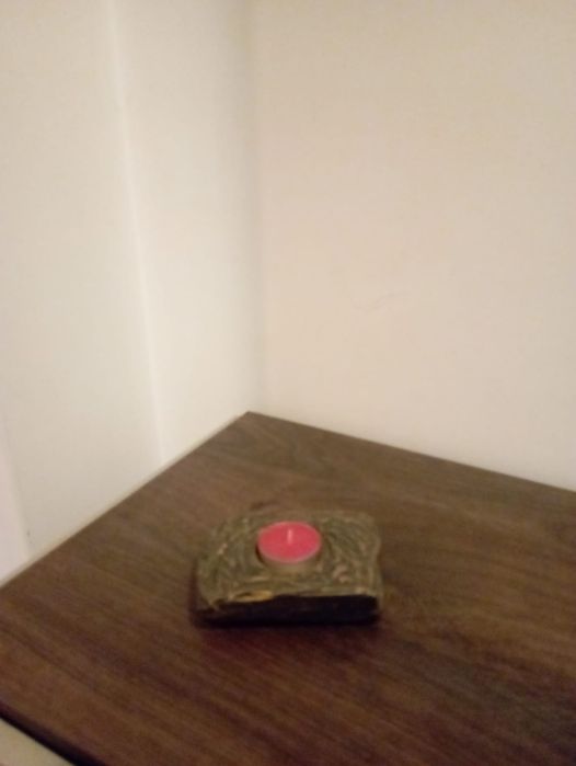 Base de vela para decoração