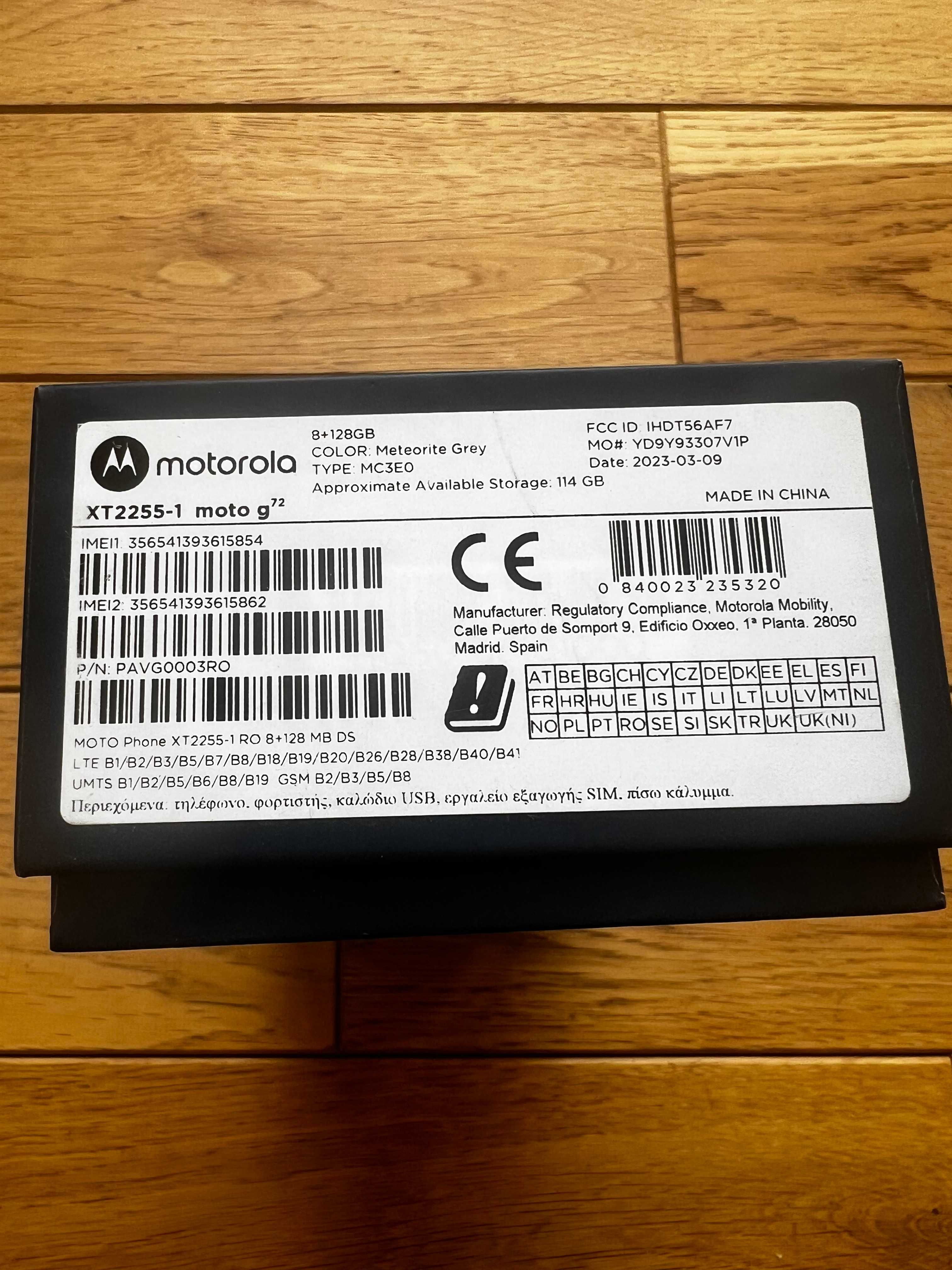 Smartphone MOTOROLA Moto G72 8/128 GB Meteorite Grey