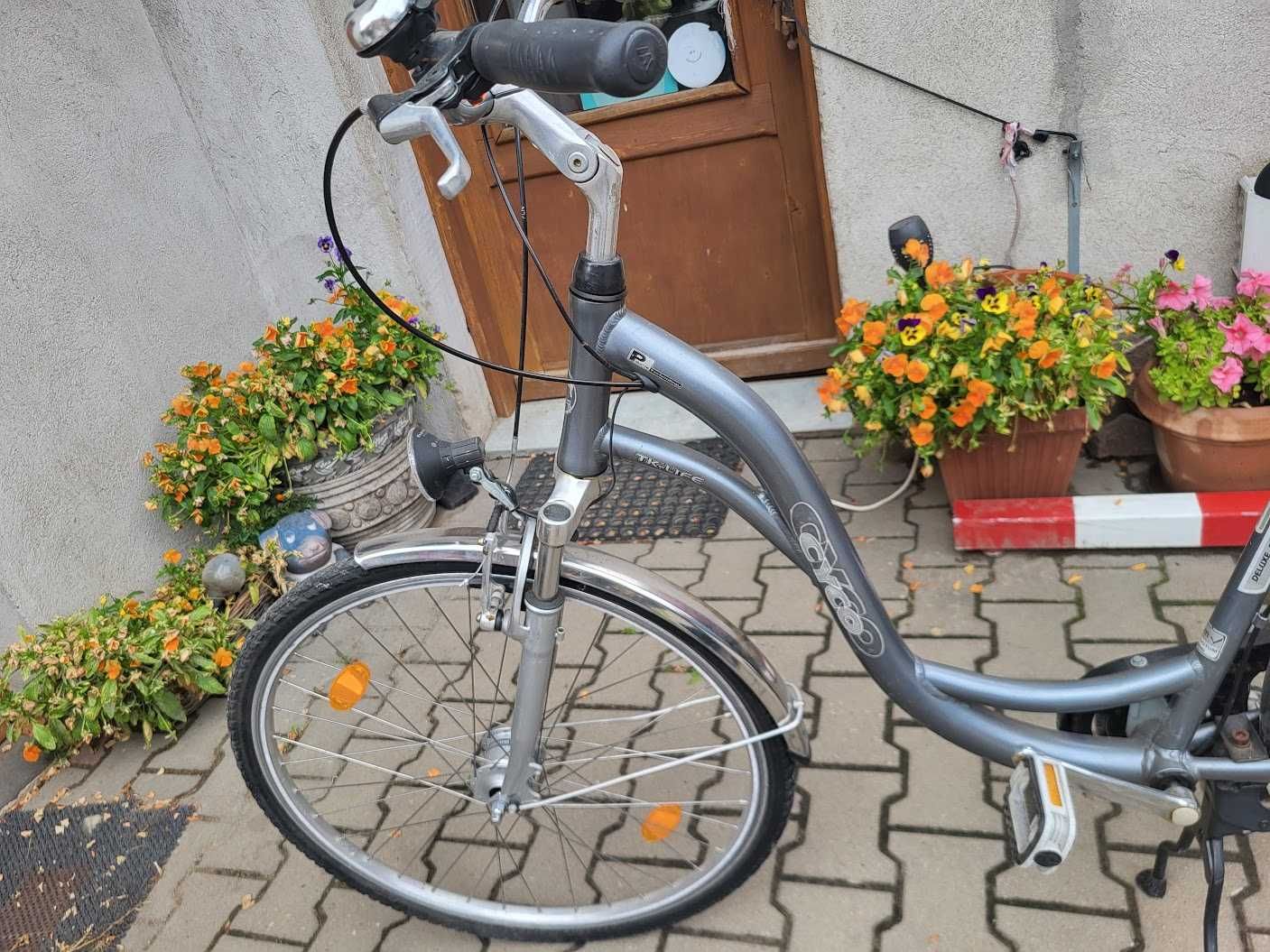 Rower miejski damka CYCO niemiecki dynamo w piaście