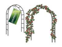 pergola ogrodowa tarasowa łuk uchwyt na róże kwiaty bluszcze 240 cm