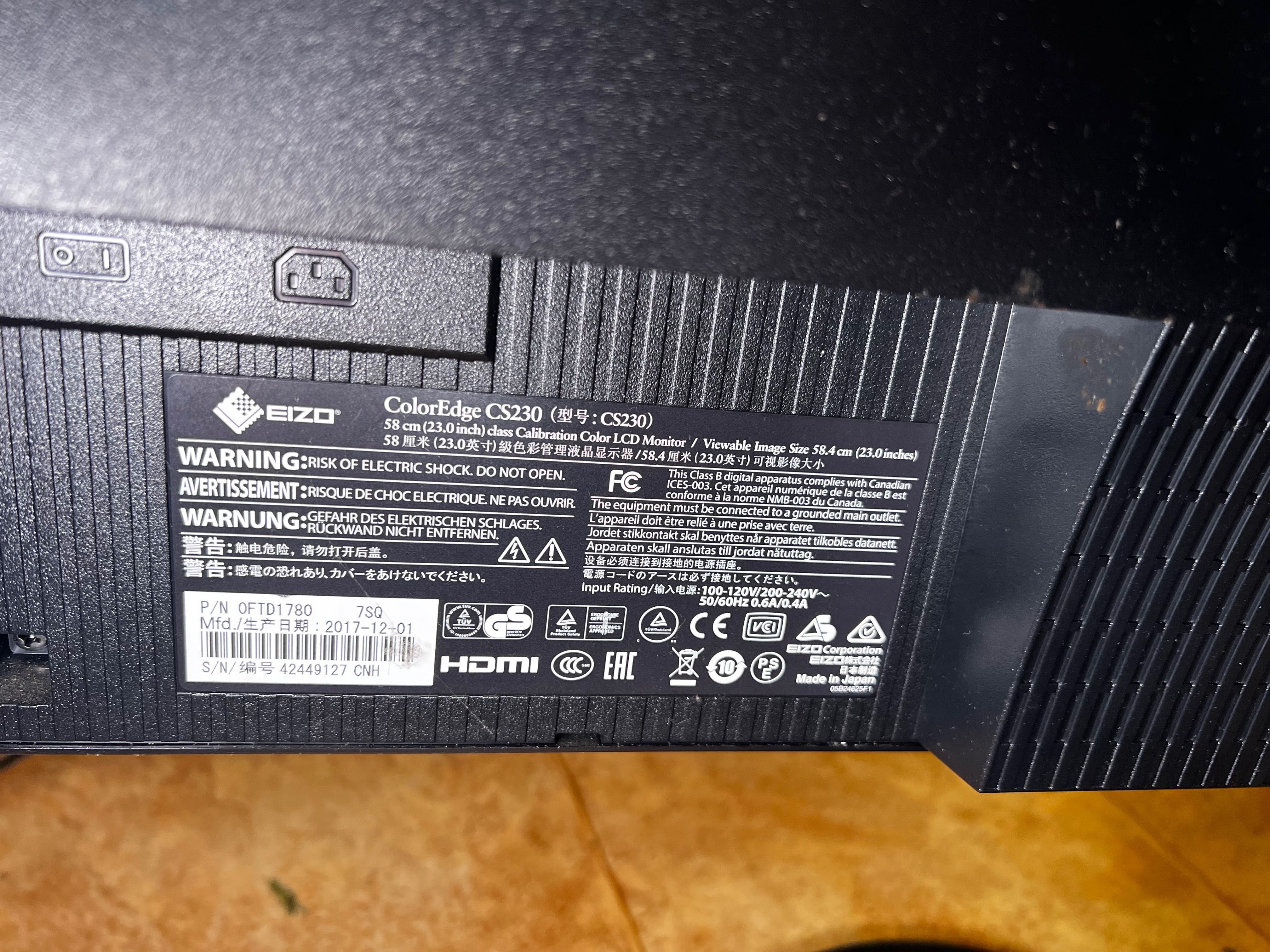 Monitor Eizo CS230