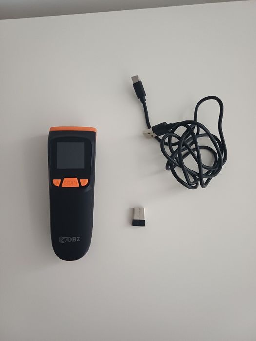 Skaner kodów kreskowych 1D 2D Bluetooth bezprzewodowy OBZ Wireless QR