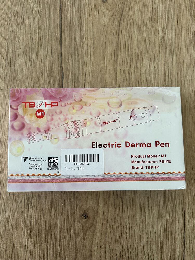 Dermapen TBPHP M1 z LCD mezoterapia + wkłady 12 szt