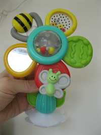 Погремушка игрушка тактильная для младенцев на присоске