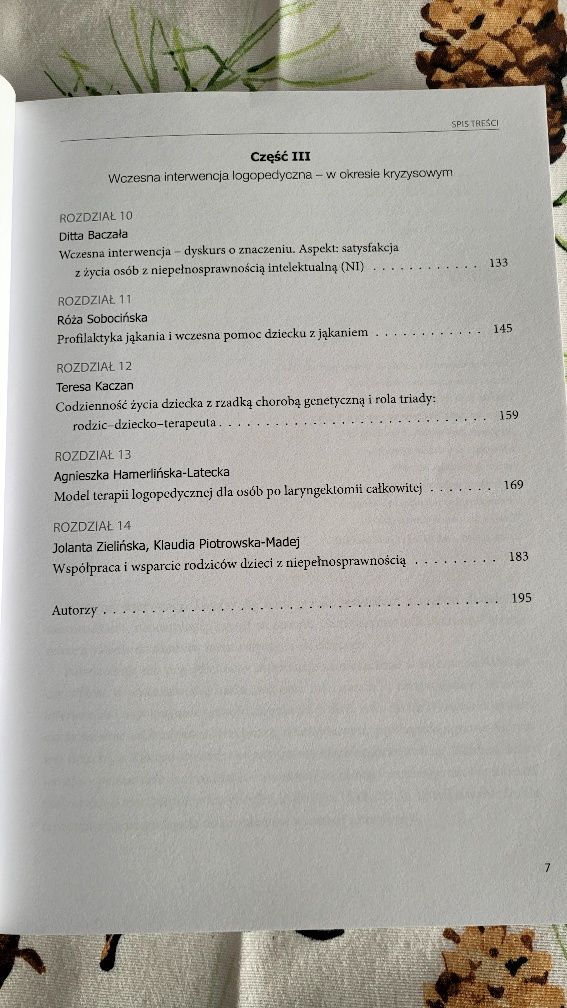 "Wczesna interwencja w logopedii" red. Błeszyński i Baczała