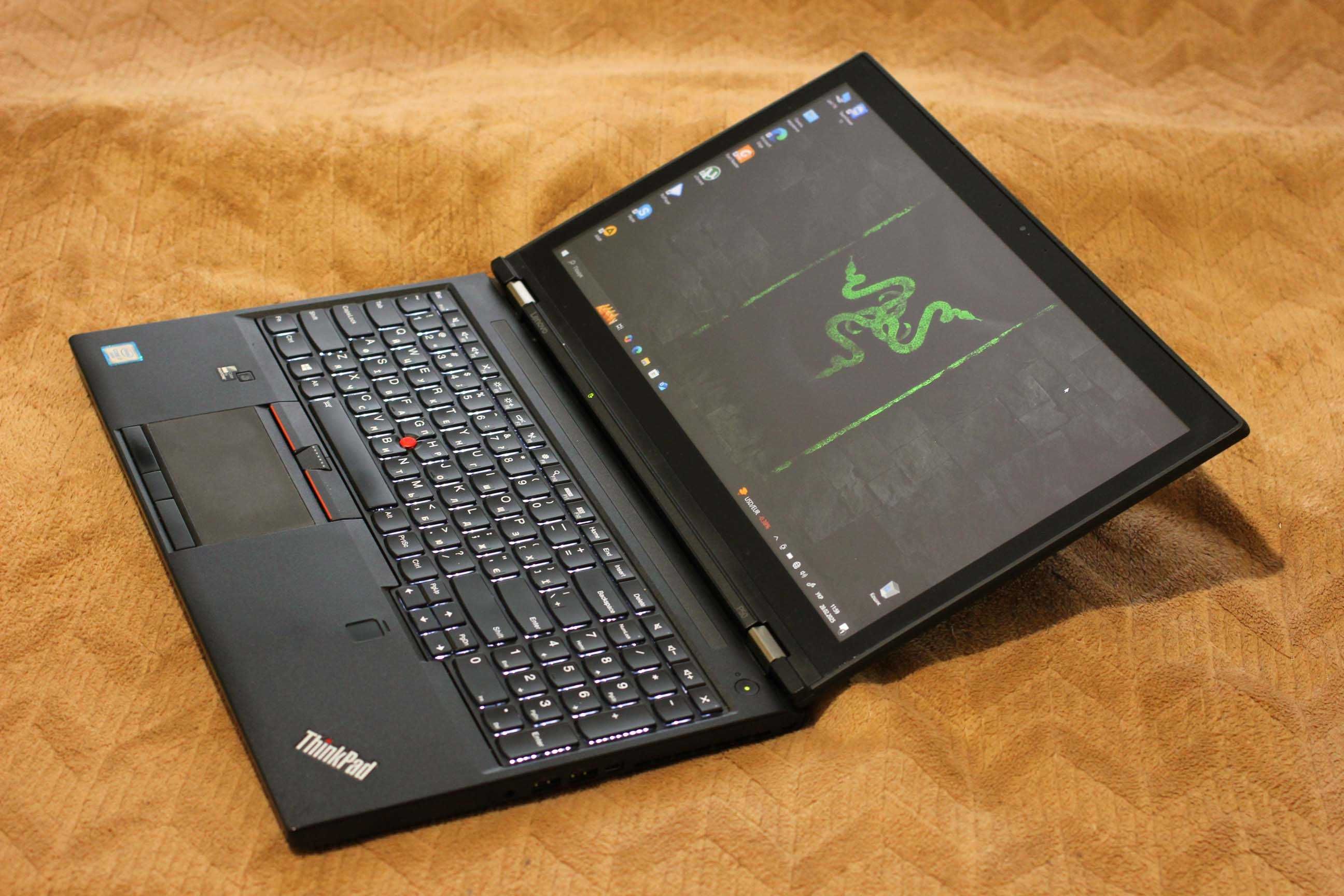 Lenovo P50/ i7-6700HQ/NvidiaQuadro m1000m 2GB/16GB/SSD256/АКБ4ч/СЕНСОР
