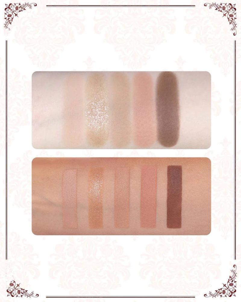 Палетка теней Flower Knows Strawberry Rococo 5 Color Eyeshadow Palette