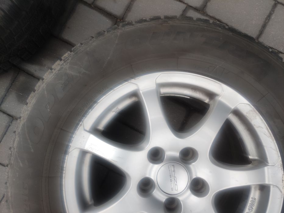 Koła 16 alufelgi ANZIO + opony 4 szt.