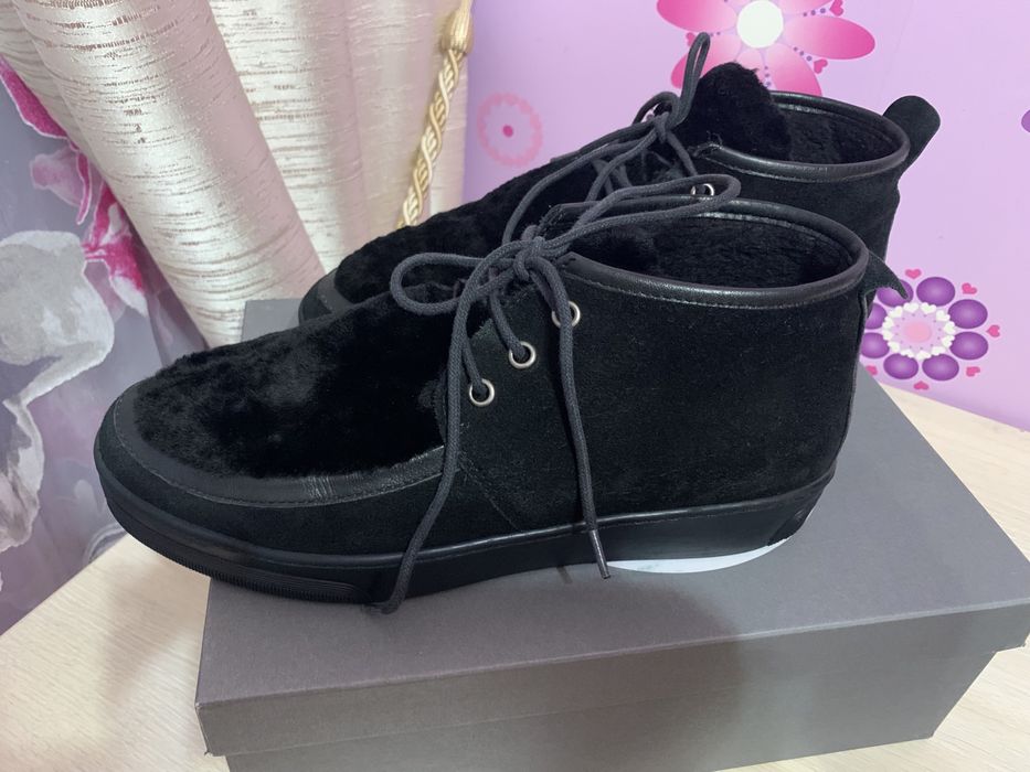 Кеди ботинки зимові натуральне хутро Baggat Італія