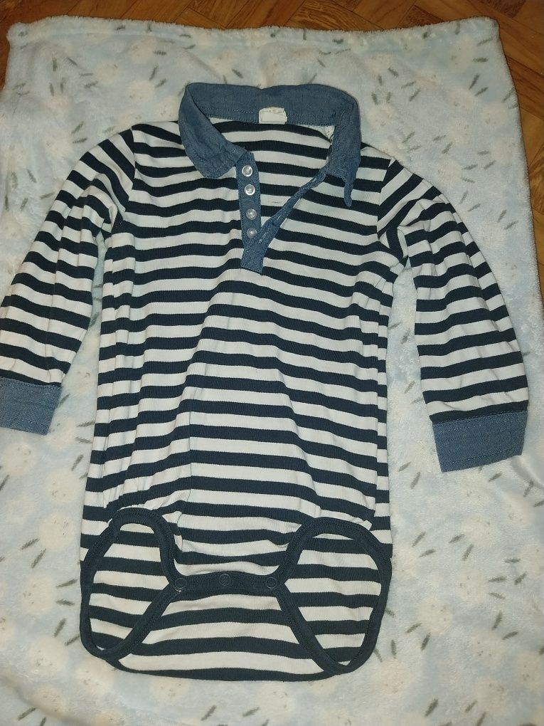 Śliczne body w paseczki h&m