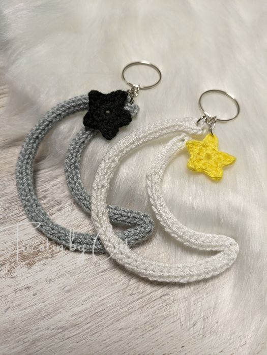 Porta-chaves em tricotin