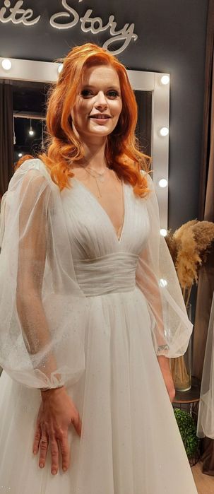 Весільне біле плаття