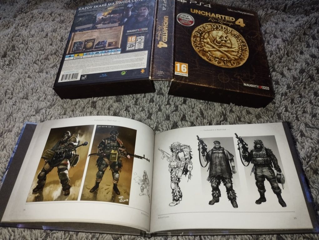Uncharted 4, PS4, wersja PL, edycja kolekcjonerska, steelbook
