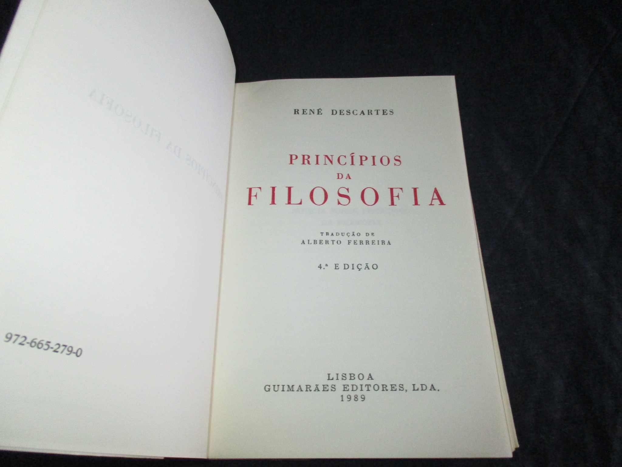 Livro Princípios da Filosofia René Descartes