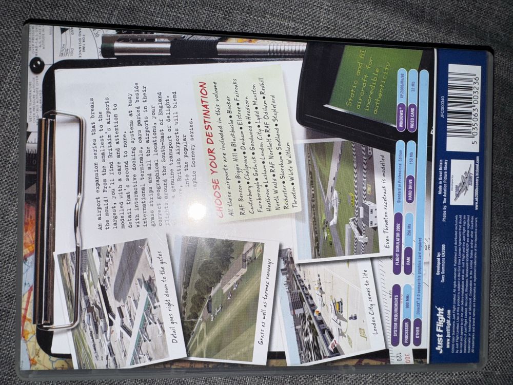 Dodatek do gry Microsoft Flight Simulator 2002 British Airports