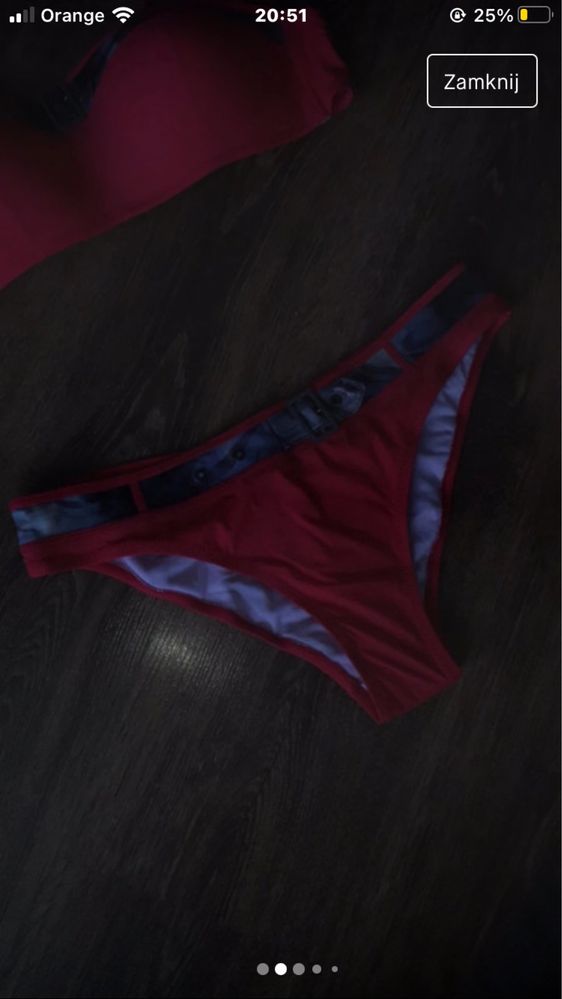 Strój kapielowy L-XL nowy 2-częściowy miseczka B