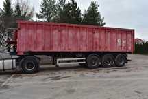 Naczepa wywrotka gras stalowa 42m³