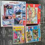 Puzzle Kicia Kocia, Psi Patrol, Kraina Lodu, 4 zestawy
