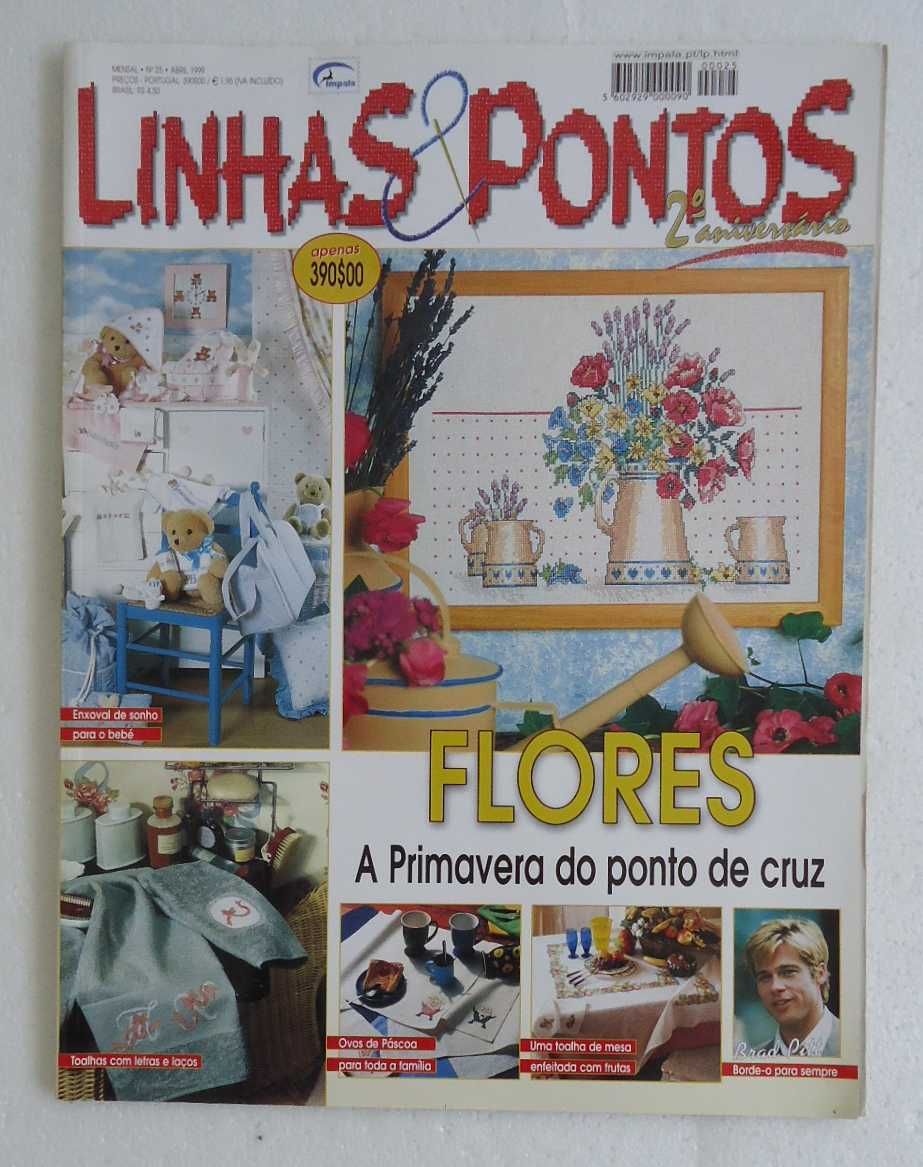 2 Revistas Ponto Cruz de 1999