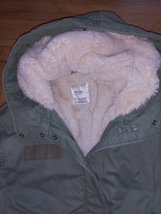 Куртка парка зимняя Bershka на девочку 11-12-13 лет
