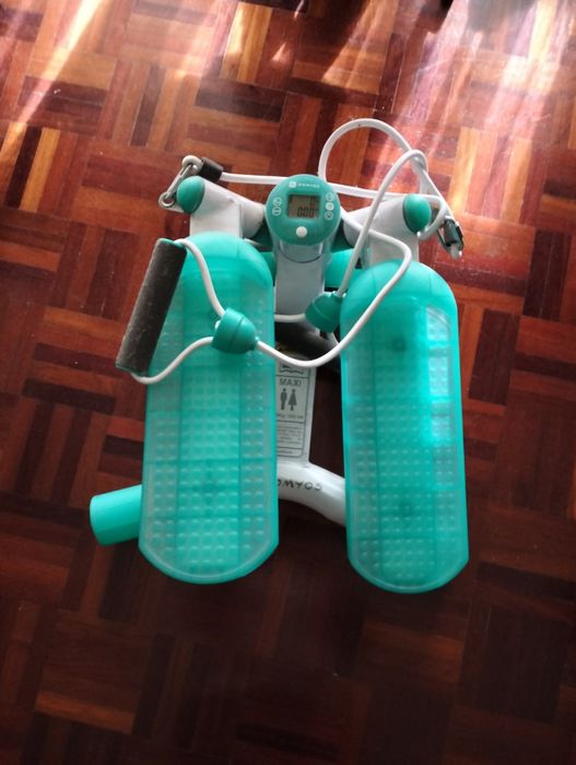 Mini stepper com elásticos