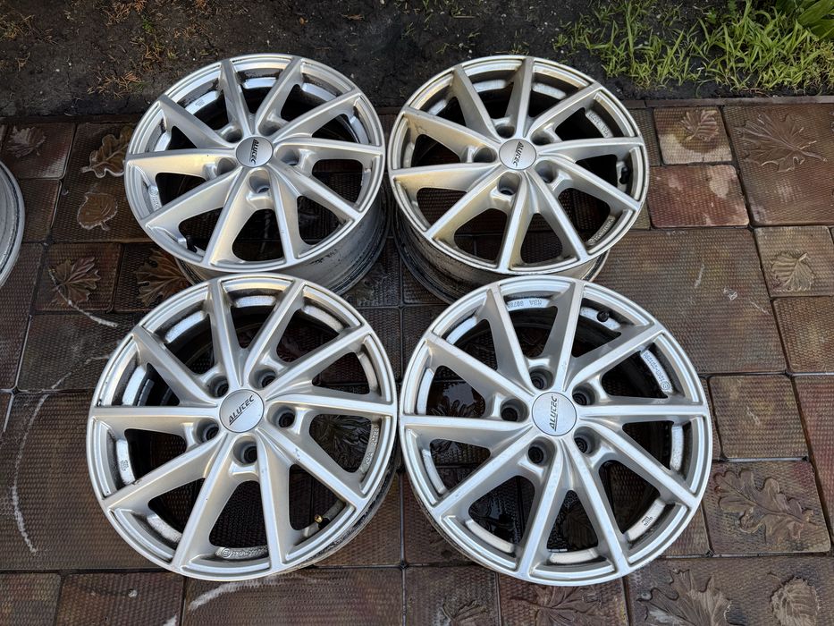 Оригинальные диски Aluet R16 5x112 VW golf jeta caddy passat skoda