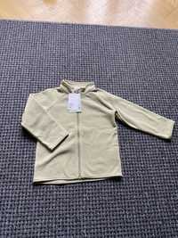 Nowy cienki polar bluza khaki h&m 98