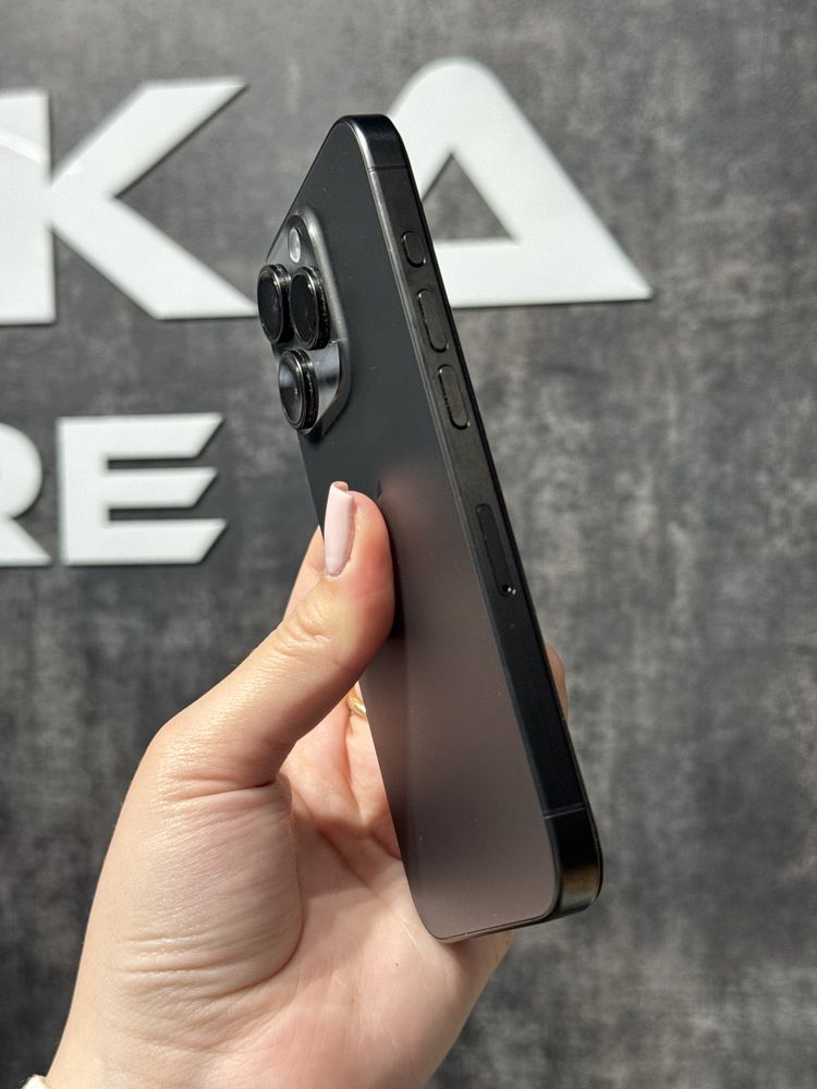 iPhone 15 Pro Black Titanium,256GB,Neverlock,100%Акб,Оплата частинами