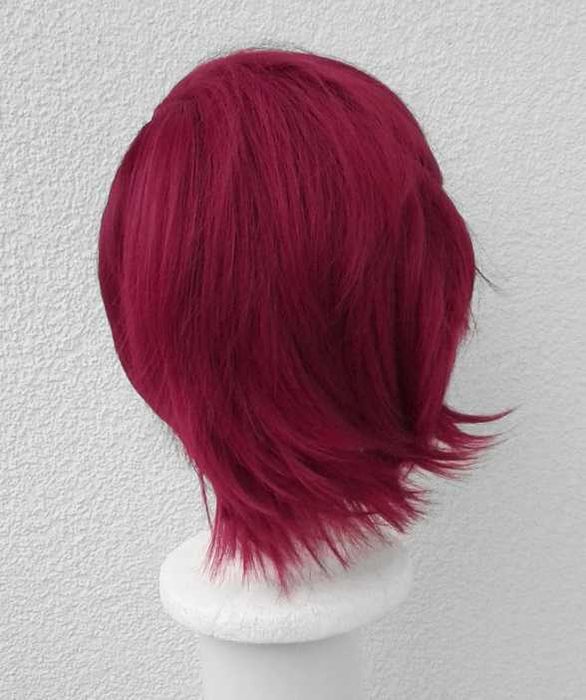 Arcane Vi LoL różowa peruka krótka Liga Legend cosplay różowy wig