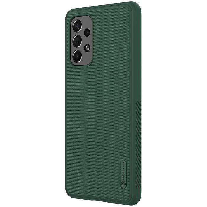 Nillkin Super Frosted Shield Pro pokrowiec Samsung Galaxy A73 zielony