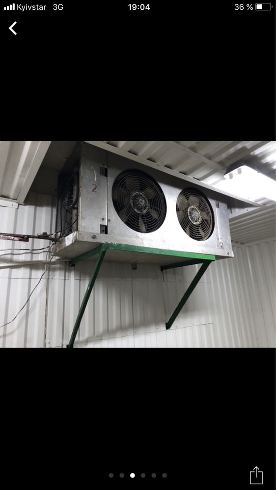Холодильний агрегат з випарником для холодильноі камери, обладнання.