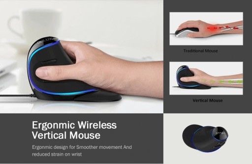 MYSZ ergonomiczna przewodowa DELUX M618 PLUS NOWA Hit cenowy Wyprzedaż