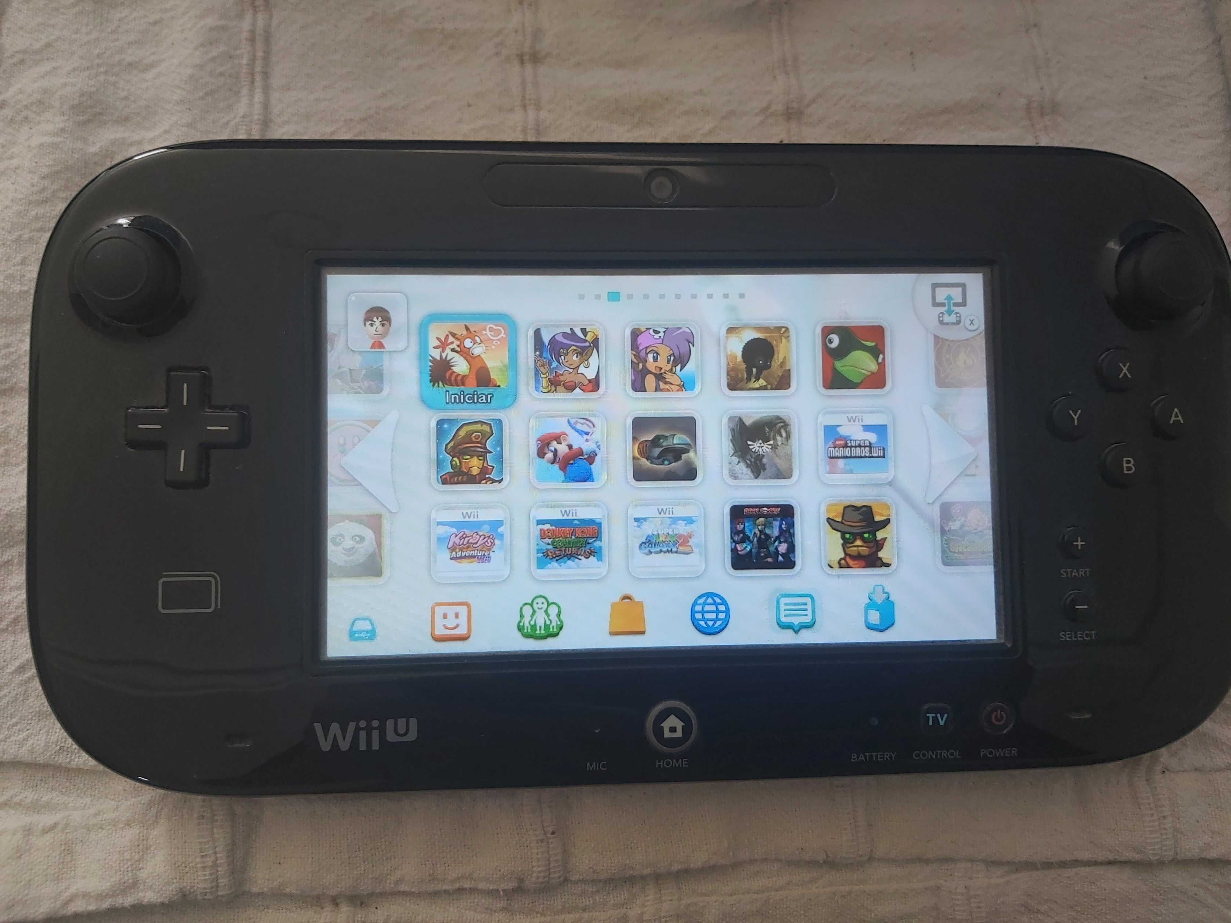 wiiU consola  muitos jogos