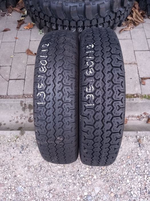 2x Opony Używane Całoroczne 135R12 Dębica