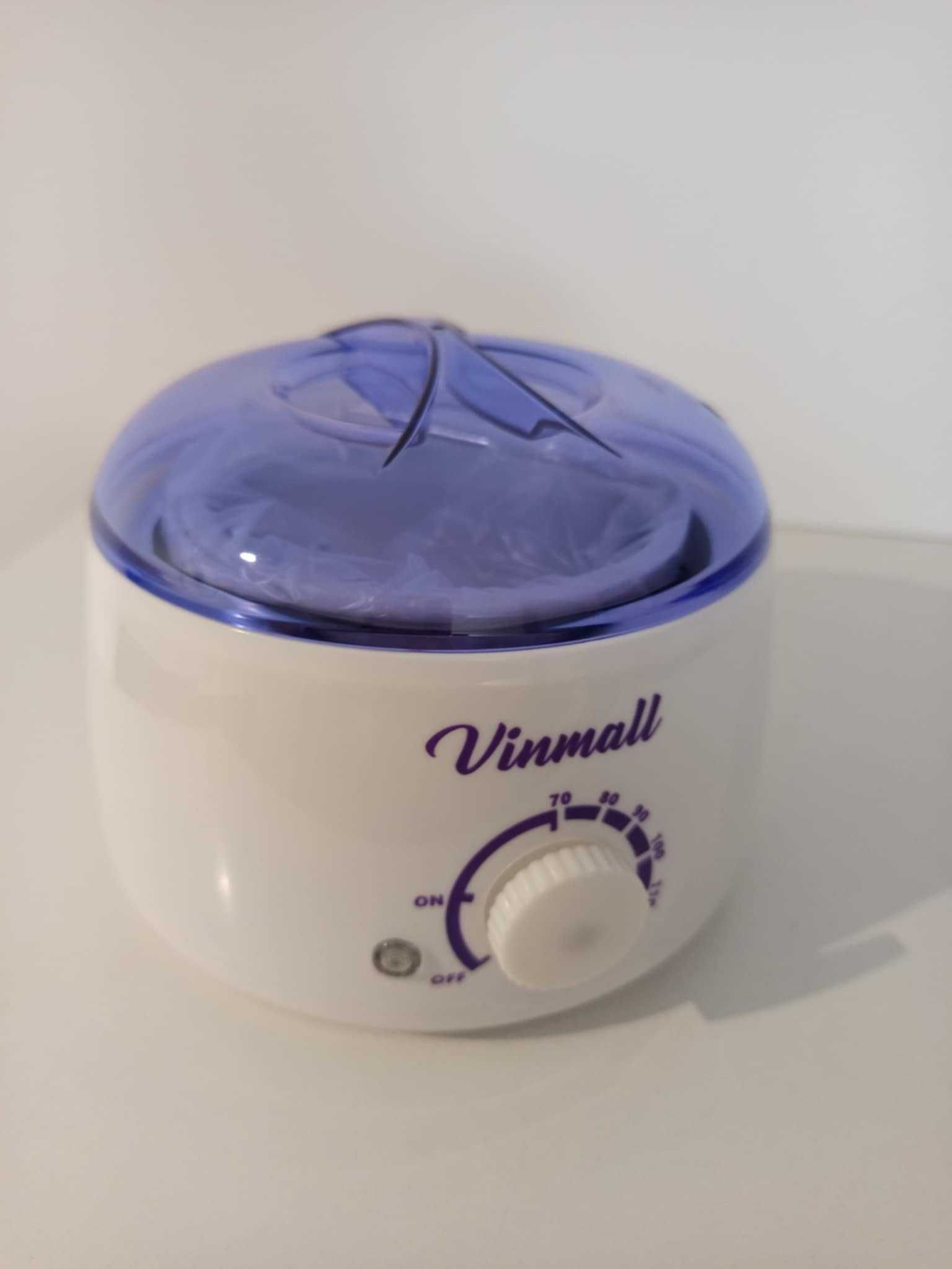 Vinmalll zestaw do depilacji podgrzewacz 4x100g wosk Biały
