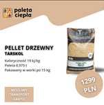 Mega kaloryczny JASNY POLSKI pellet pelet sosna  100% klasa PREMIUM