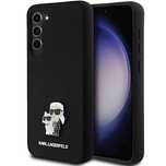 Etui Karl Lagerfeld Silicone Karl&Choupette Metal Pin na Samsung Galax